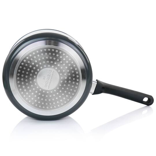 Martha Stewart Everyday Gray 3qt. Aluminum Saucepan with Lid